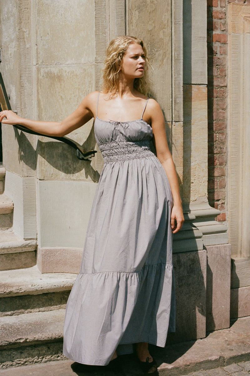 faithfull the brand sofie maxi dress FAITHFULL Sofie Maxi Dress in Chocolate Brown
