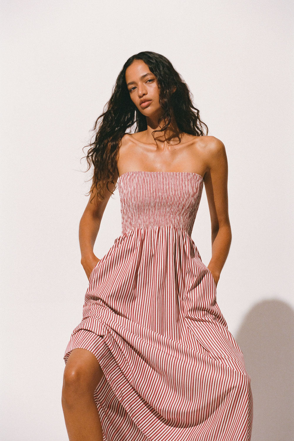 Sanya Maxi Dress Clare Stripe - Faithfull the Brand INT