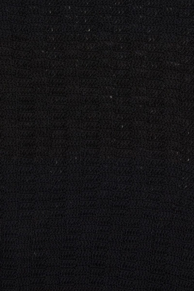 Lula Handmade Crochet Skirt Black