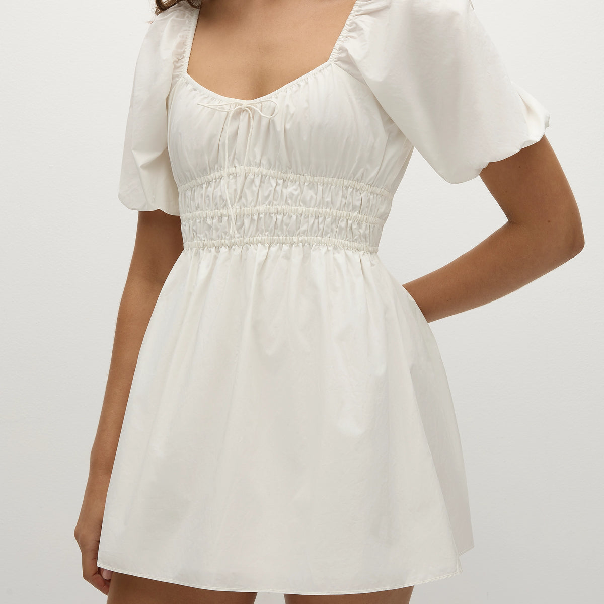 faithfull the brand korita mini dress Sophia Mini Dress White