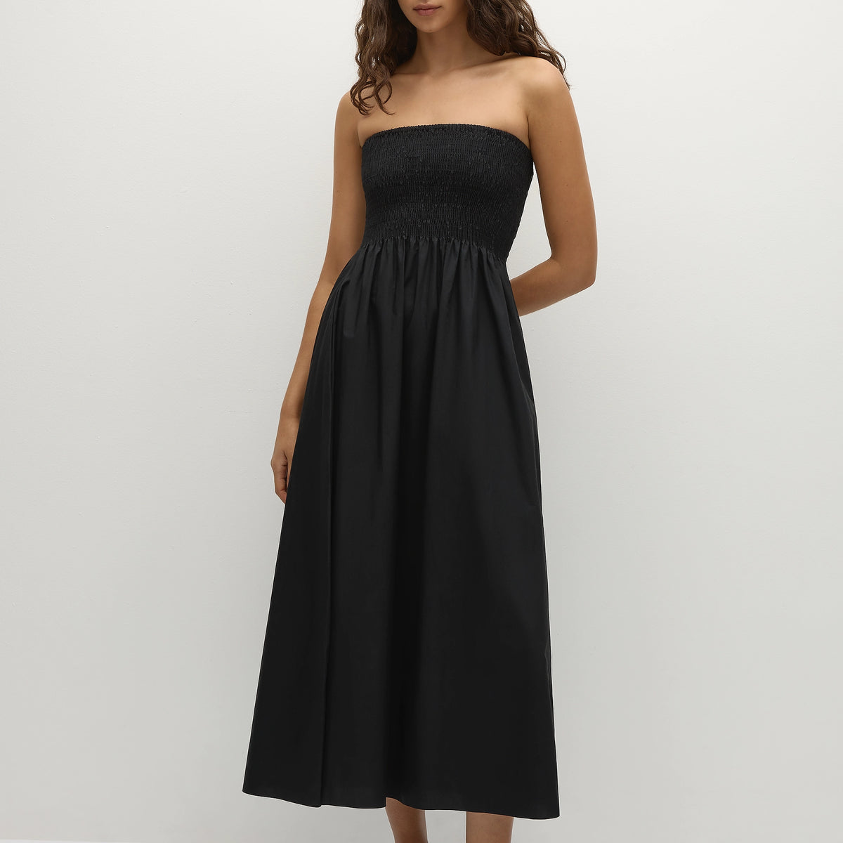 Jamie Midi Dress Black