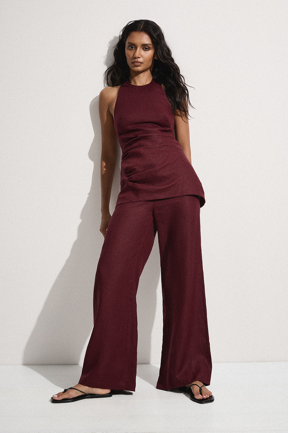 パンツ Faithfull The Brand Syna Pants Syna Pant Bordeaux - Faithfull the Brand INT