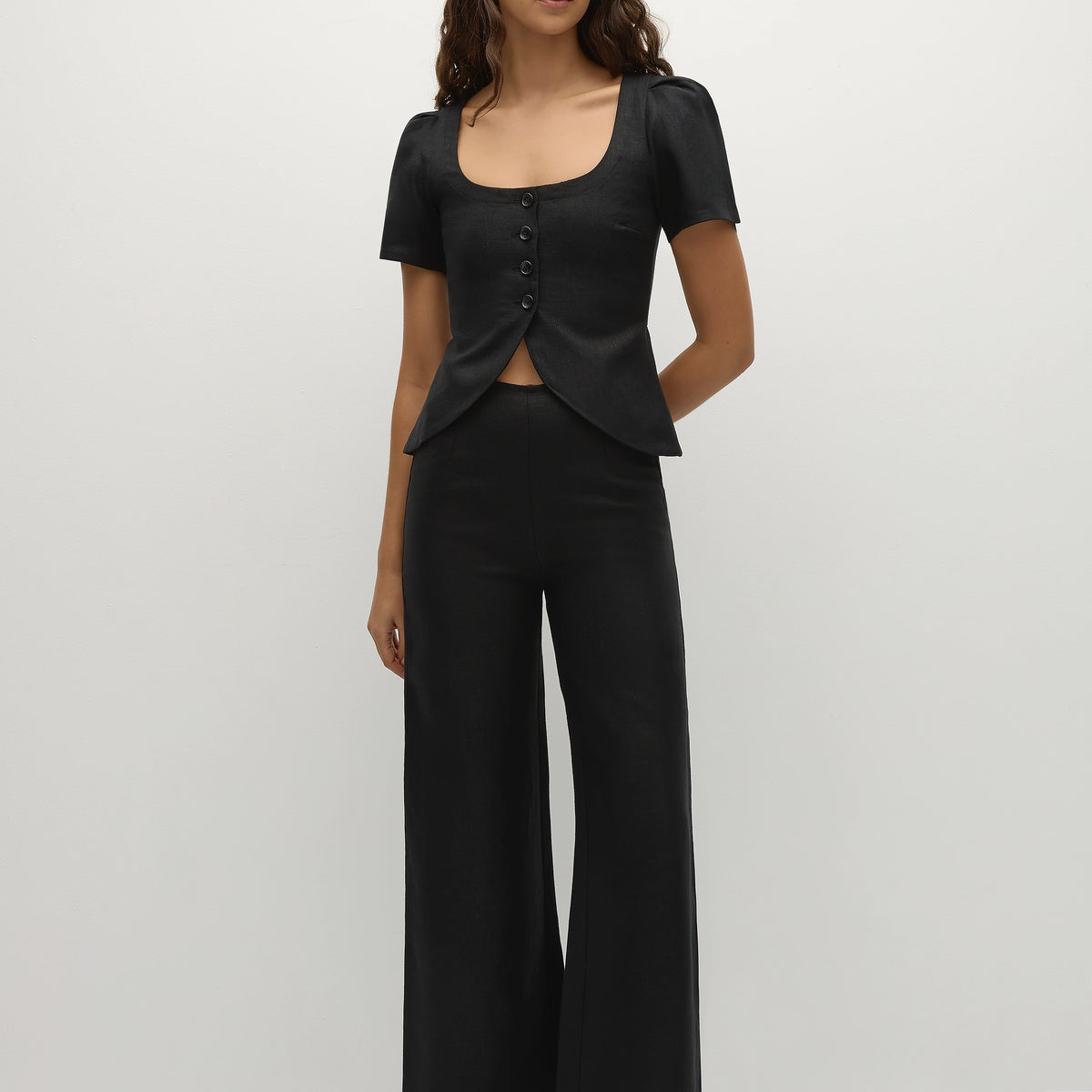 Audrey Vest Black - Faithfull the Brand INT