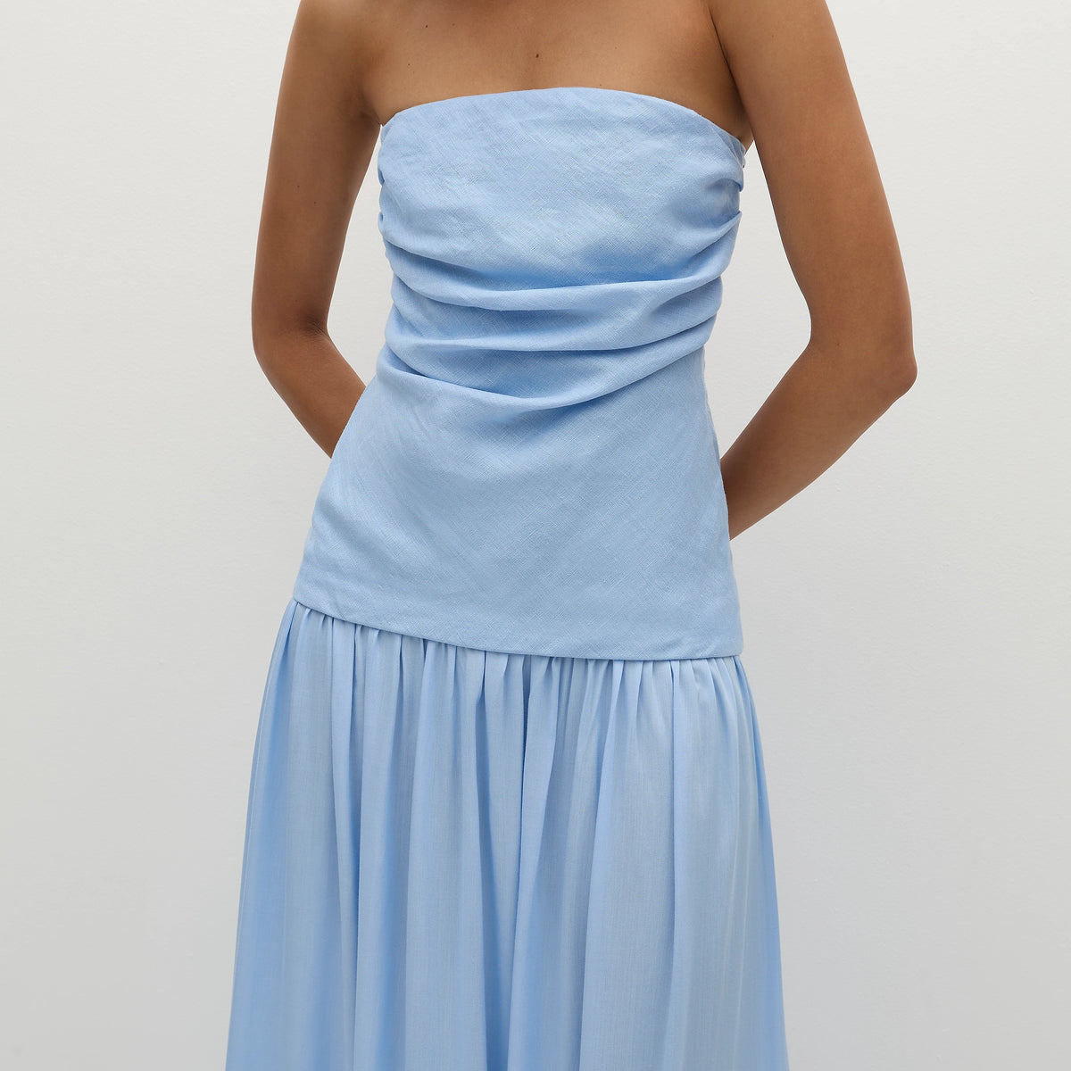 faithfull the brand dress blue Faithfull The Brand Women's Vineria Midi Dress