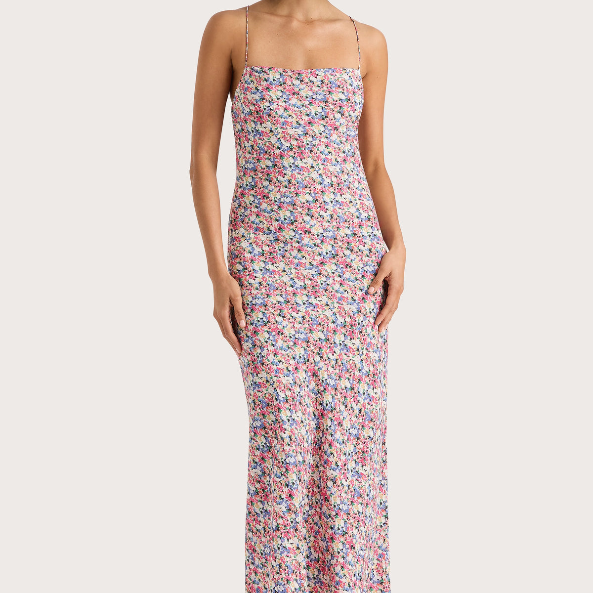 faithfull the brand lusia maxi dress Faithfull | Women's Lusia Midi Dress Valerie Floral Multi - Final Sale