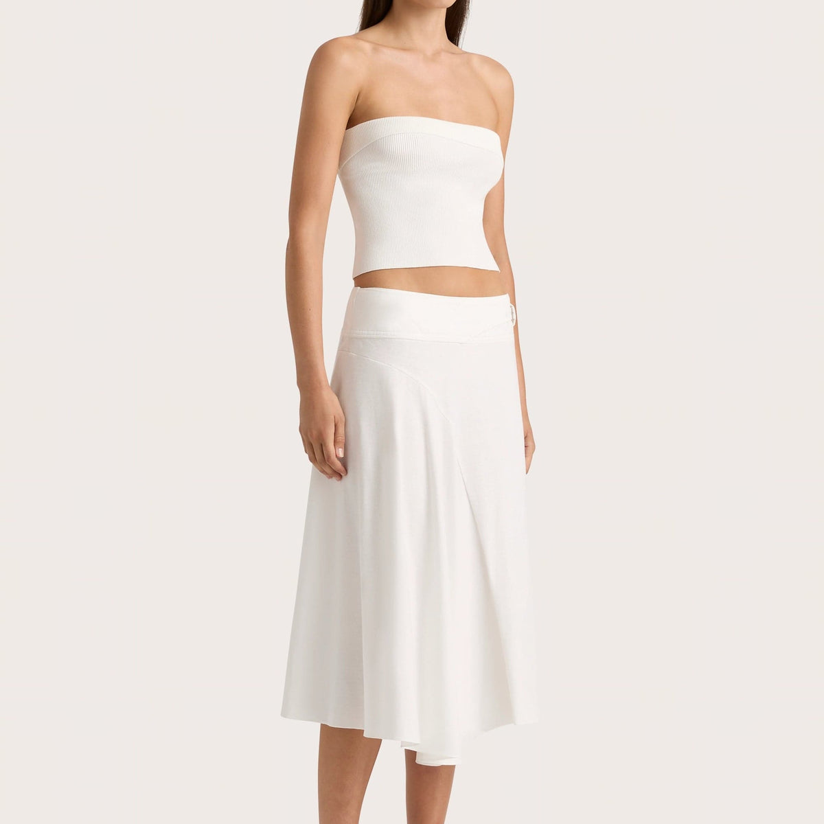 ◆BADBLOOD◆ Selena Lace Midi Skirt White badblood – BBGSHOPHK