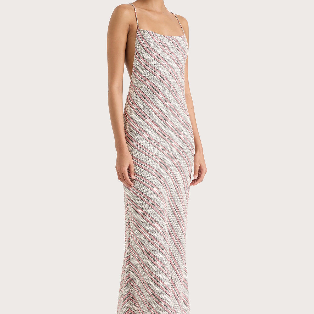 faithfull beline midi dress Lison Dress Watermelon Stripe
