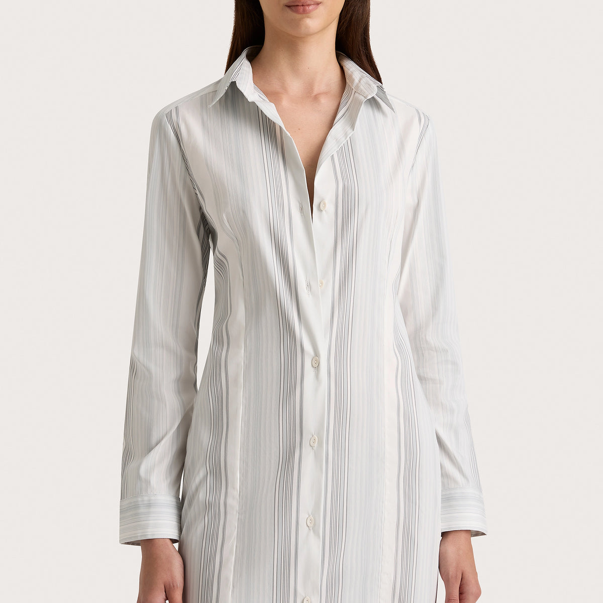 faithfull the brand debbie shirt dress FAITHFULL Debbie Shirt Dress in Pine Green