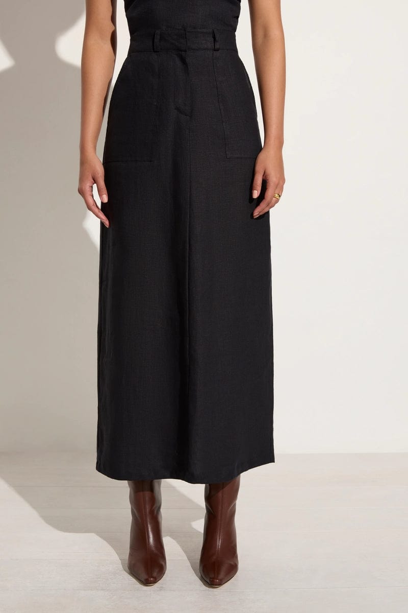 FAITHFULL THE BRAND + NET SUSTAIN Amreli linen maxi skirt