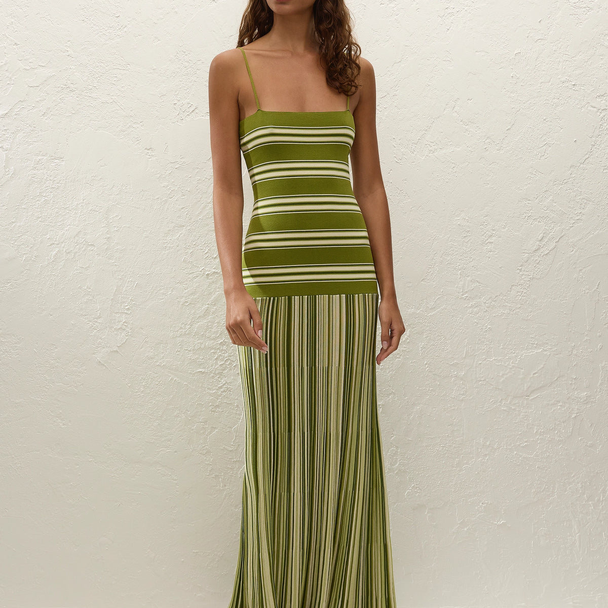faithfull the brand green dress Esenia in Color:Black Sapphire Asymmetry Sheath Midi Knitted Style with a simple toddler girl boutique dress