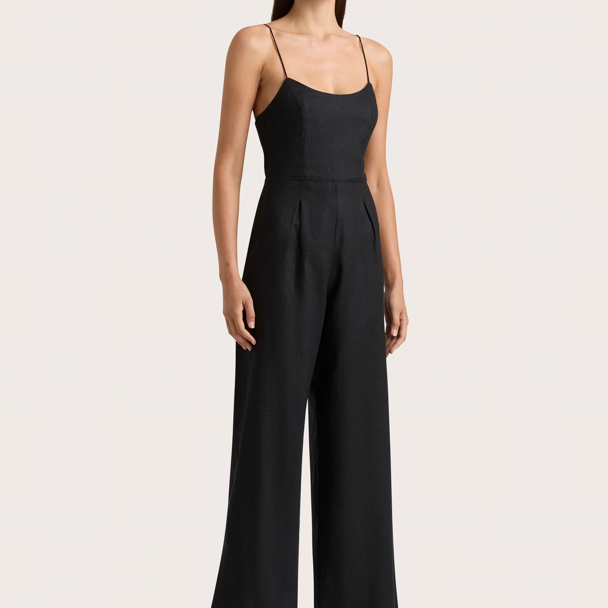 Antibes Jumpsuit Black Final Sale Faithfull the Brand