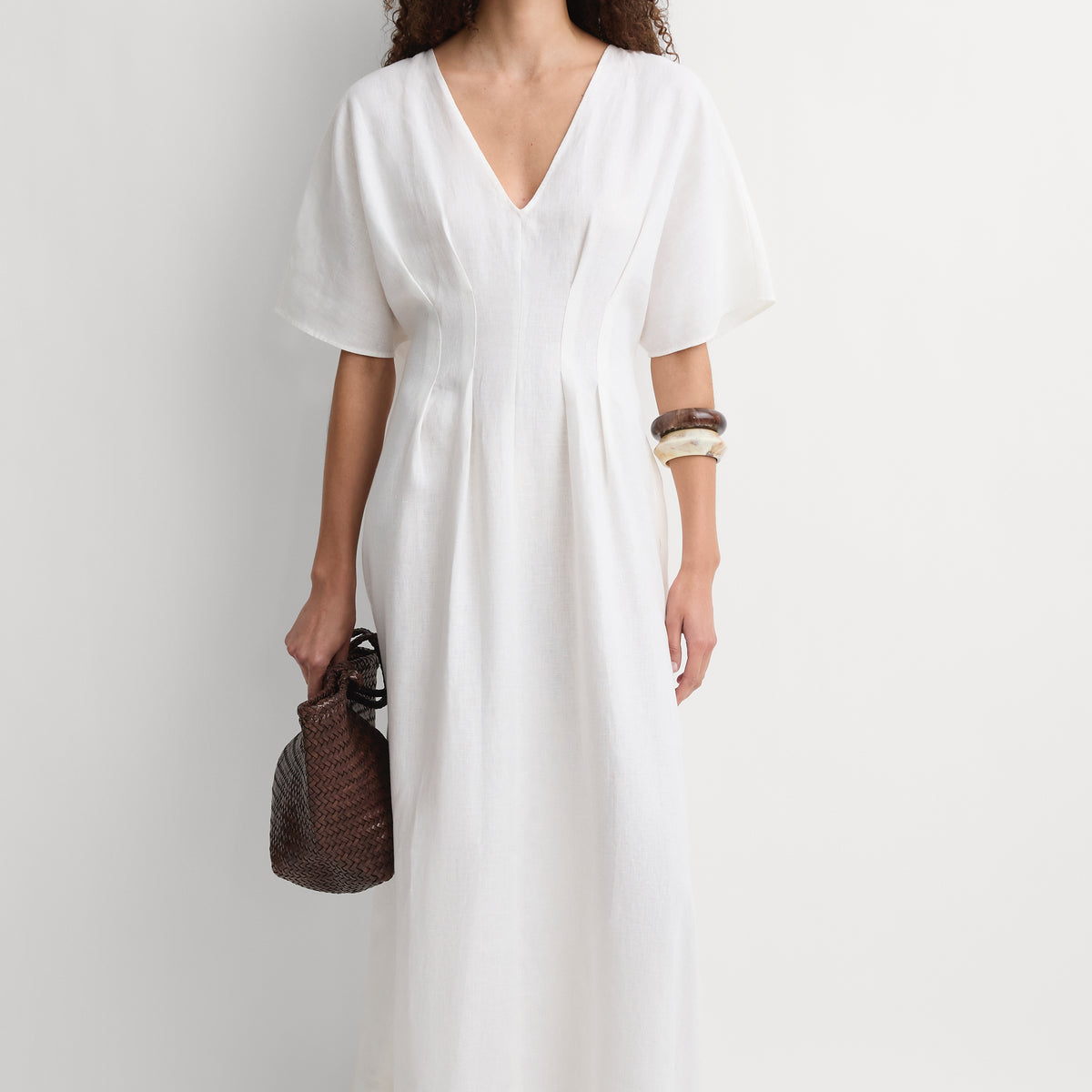 Faithfull | The Kimono Dress White | Women's Maxi Dress
