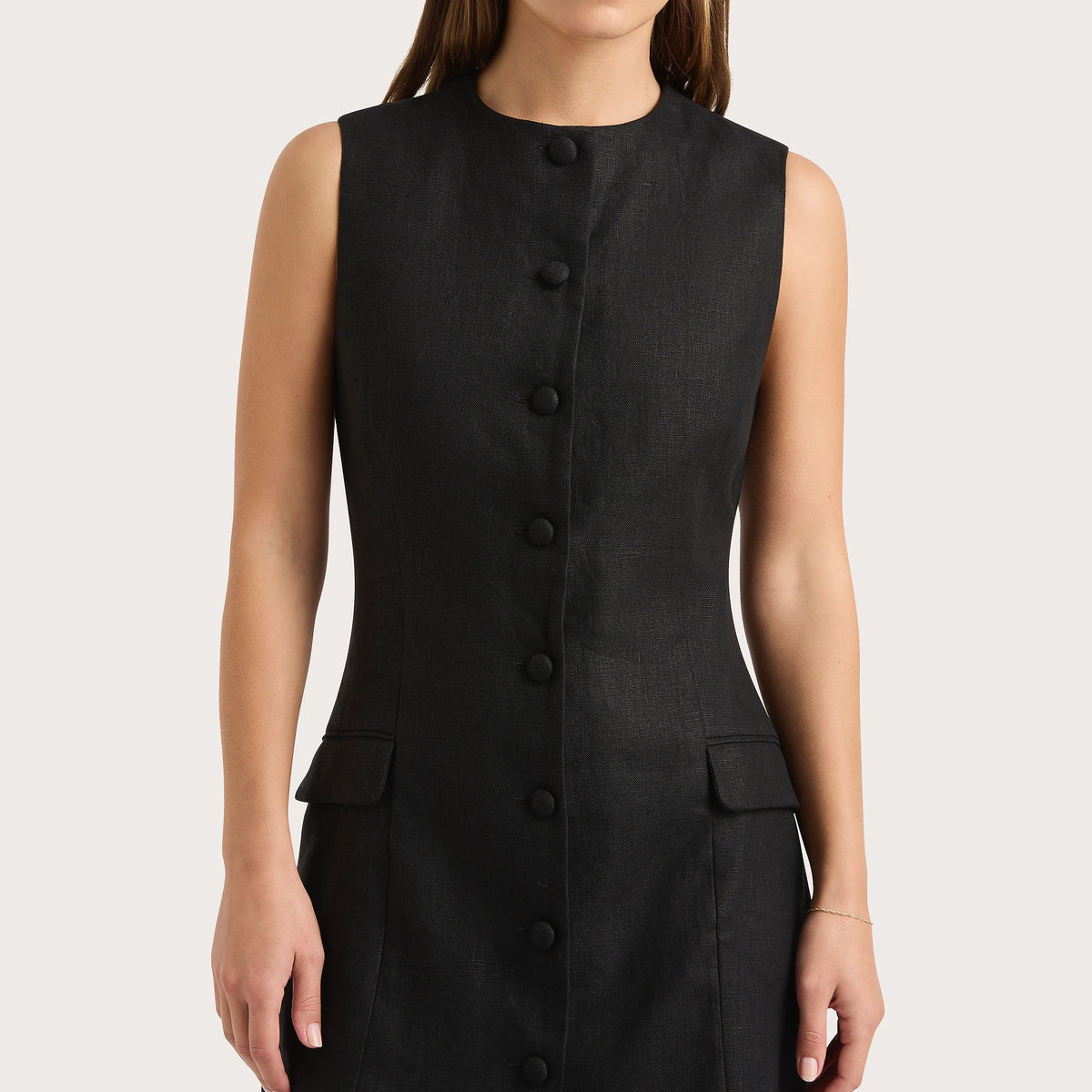 Jane Mini Dress Black - Final Sale Faithfull the Brand Jane Mini Dress Black - Final Sale Faithfull the Brand