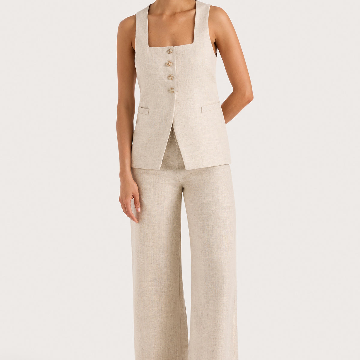 Jackie Vest Natural - Faithfull the Brand INT