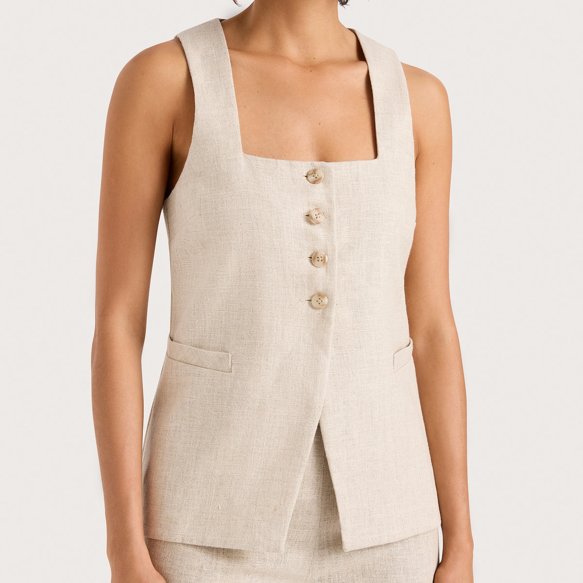 Jackie Vest Natural - Faithfull the Brand INT