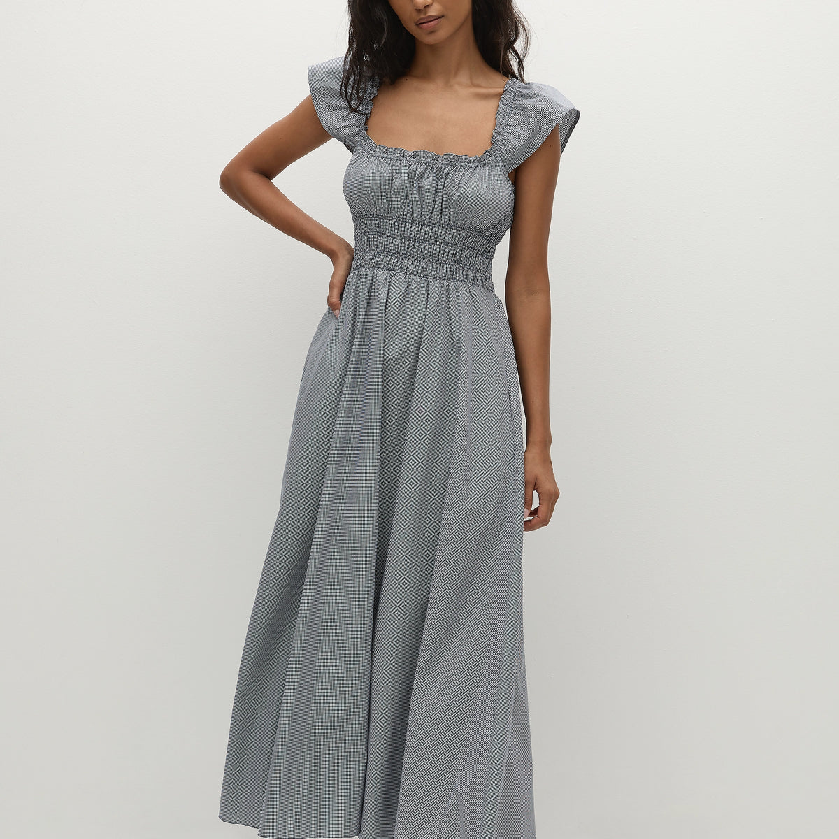 knee length dresses for ladies Faithfull the Brand Etienne Midi Dress – October Boutique main image 1