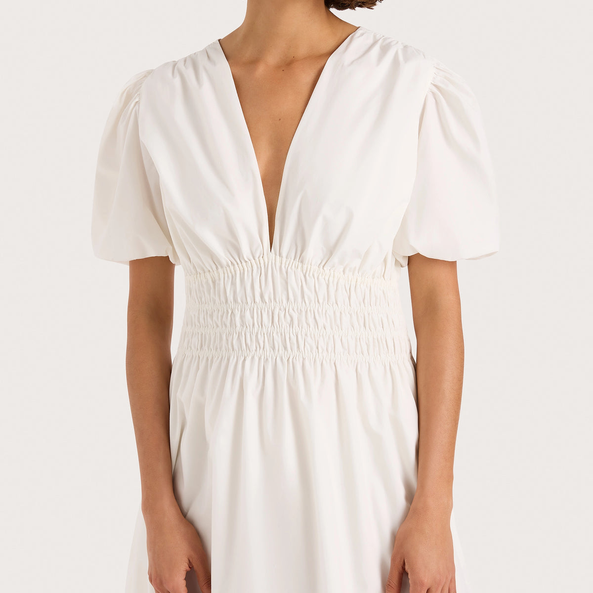 faithfull gizele midi dress Grace Midi Dress White