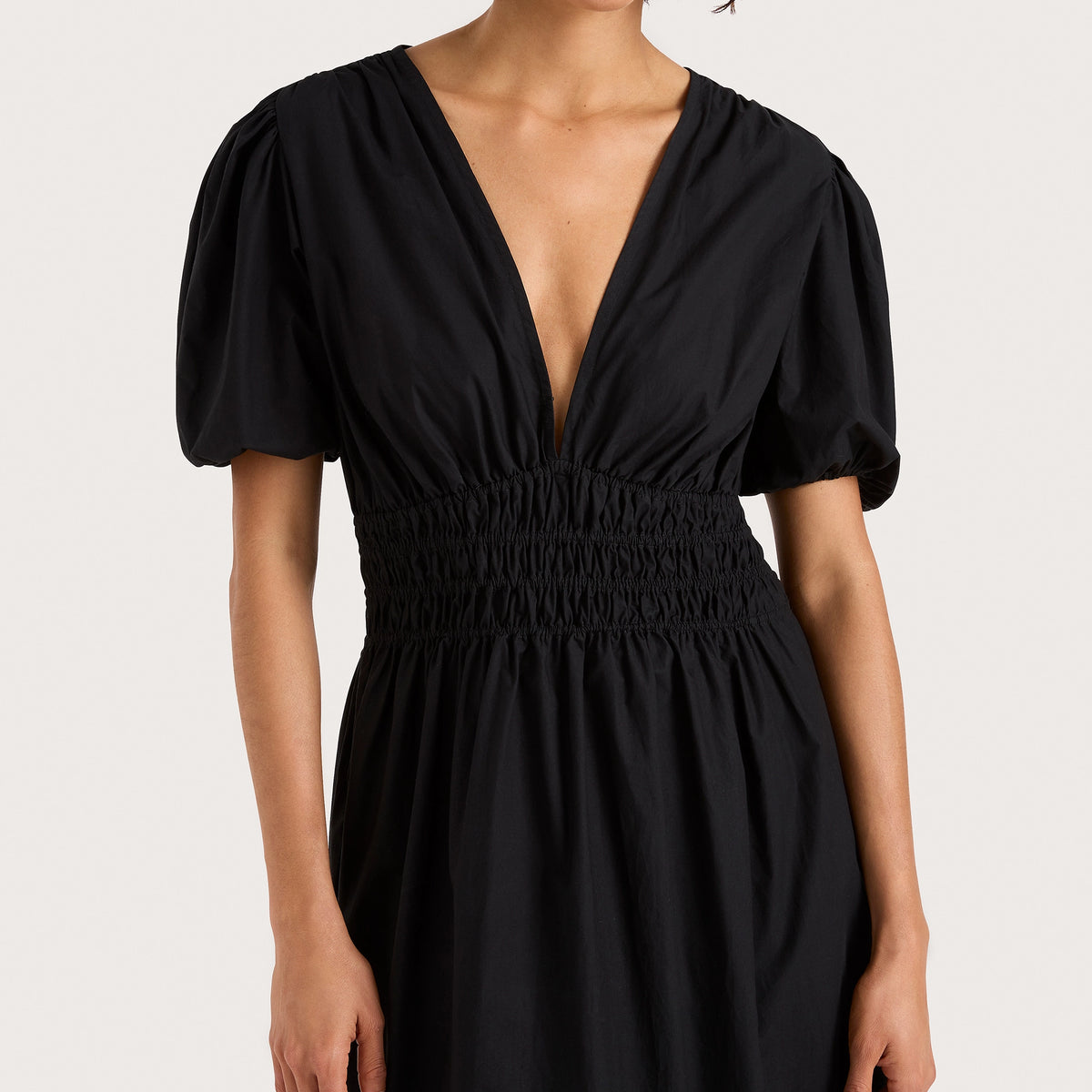 faithfull gizele midi dress Grace Midi Dress Black