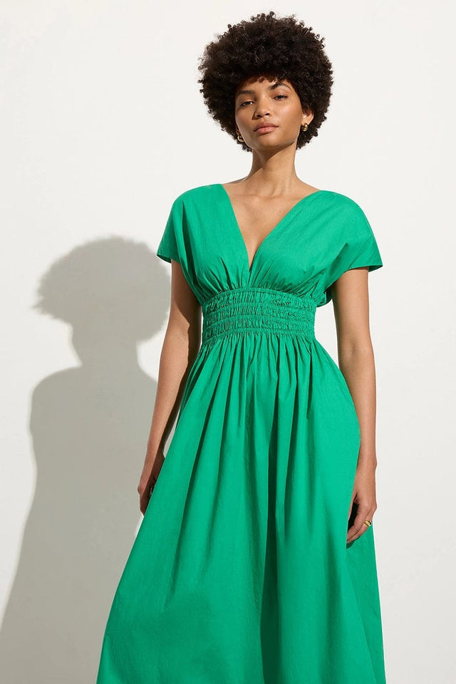 Agnes Midi Dress Verde