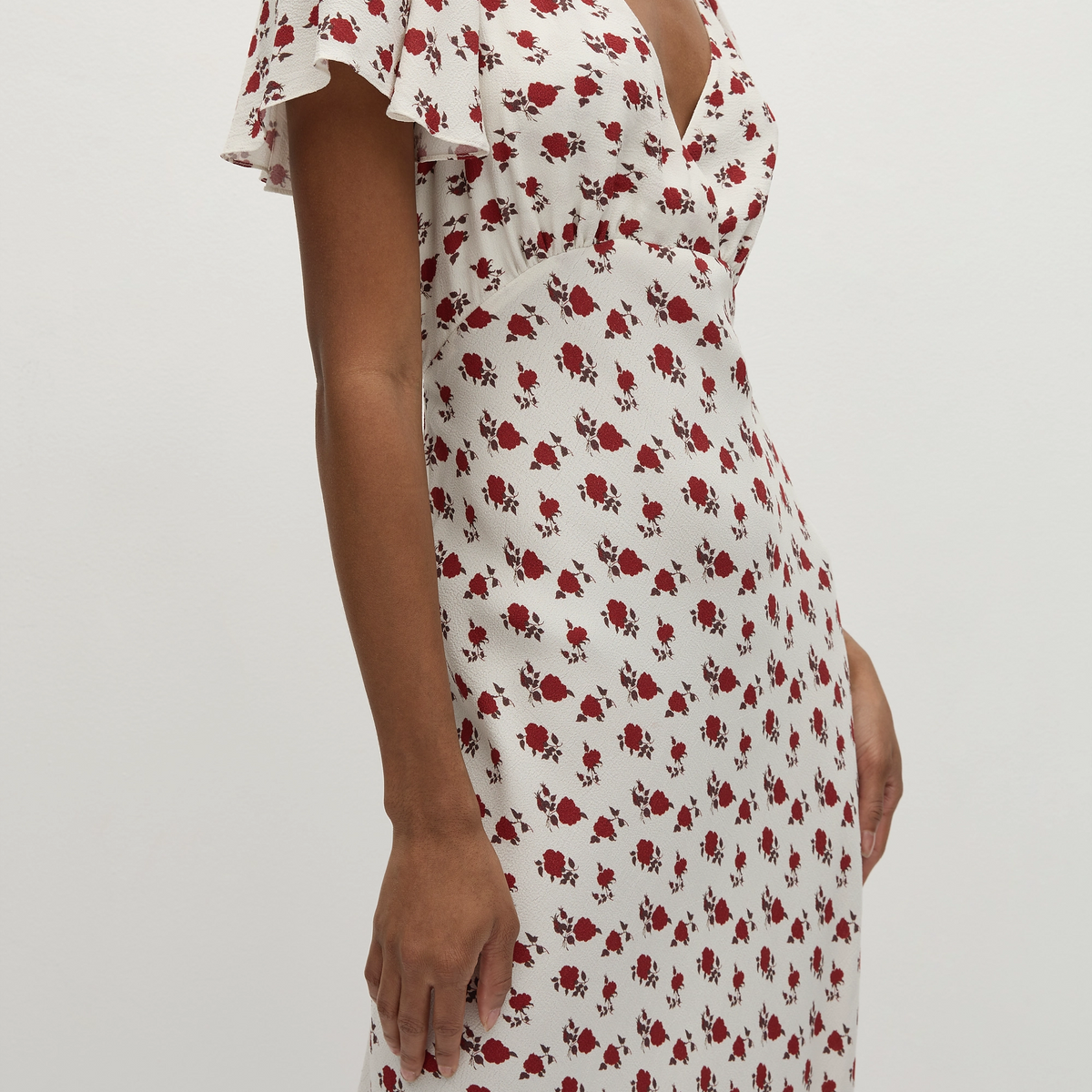 Boda Midi Dress Hazy Rose Deep Red