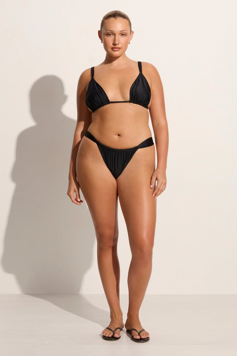 Mary Bikini Top Black - Faithfull the Brand