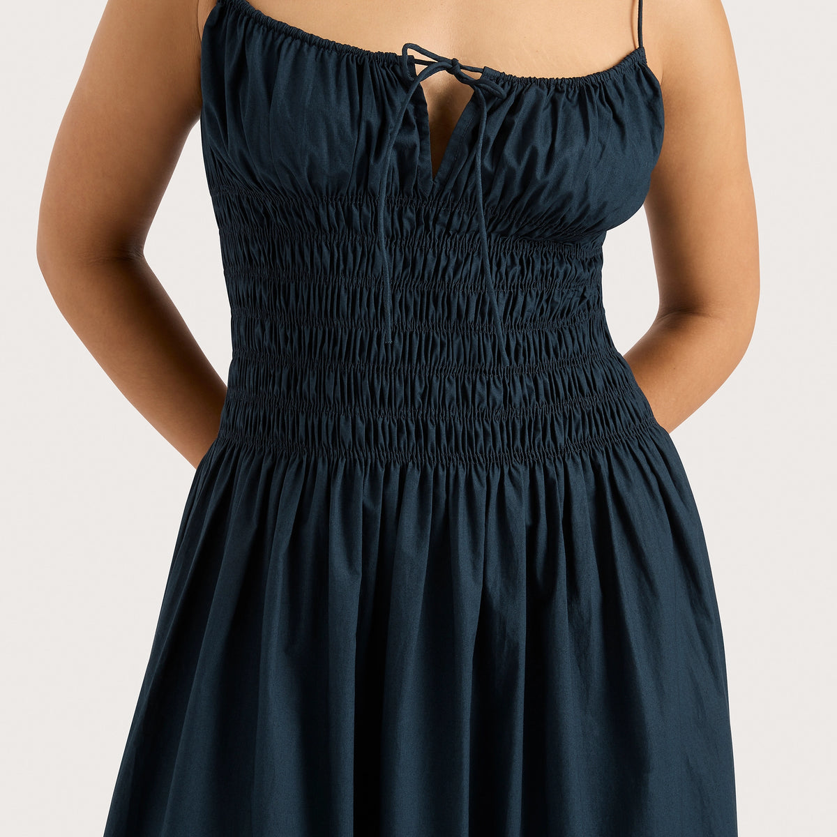 Claude Maxi Dress Navy - Final Sale  Faithfull the Brand