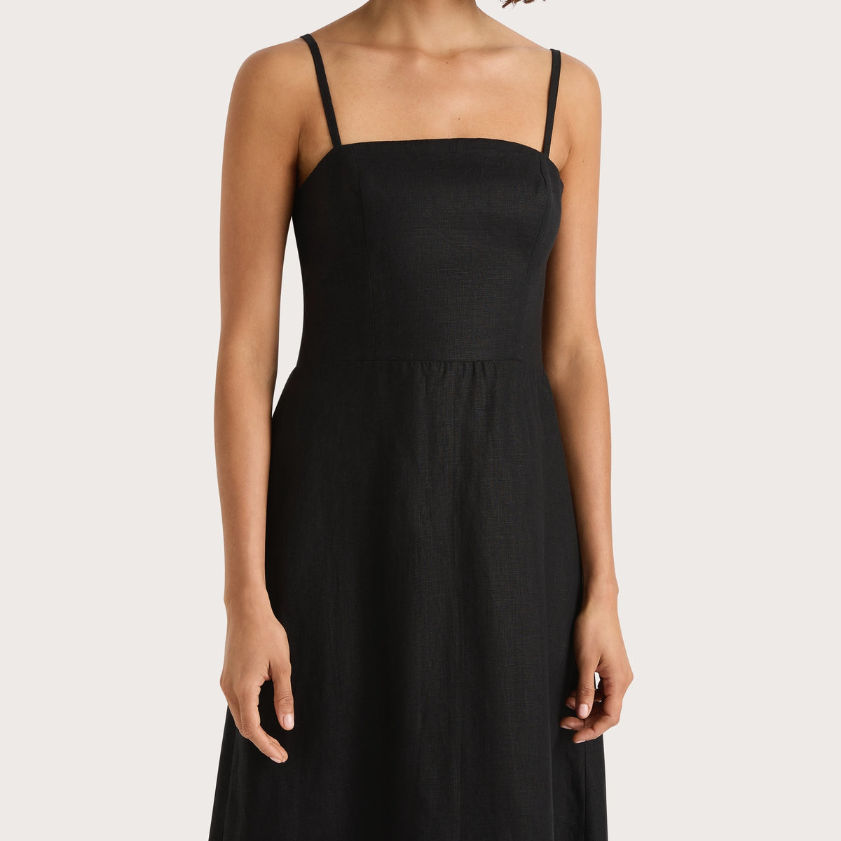 faithfull the brand noemie midi dress Valerie Midi Dress Black