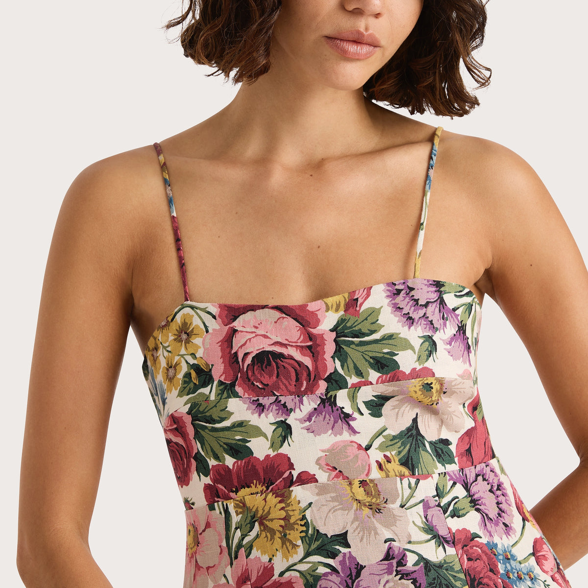 faithfull noemie floral midi dress Eugenie Midi Dress Colette Floral Multi