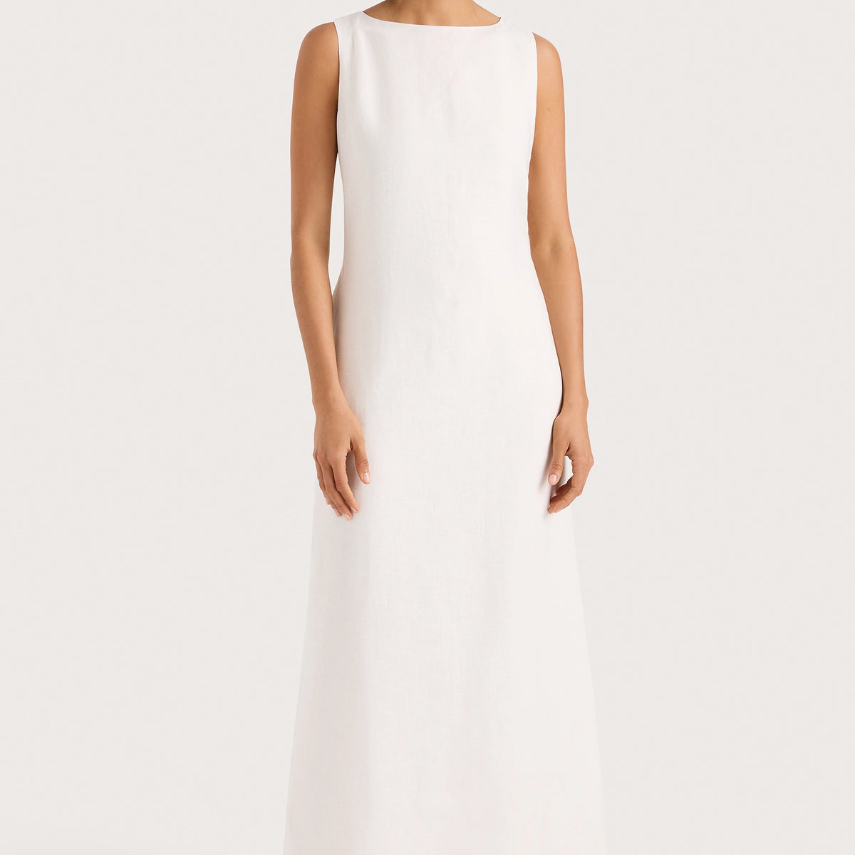 Joyful Midi Dress - White main image 1