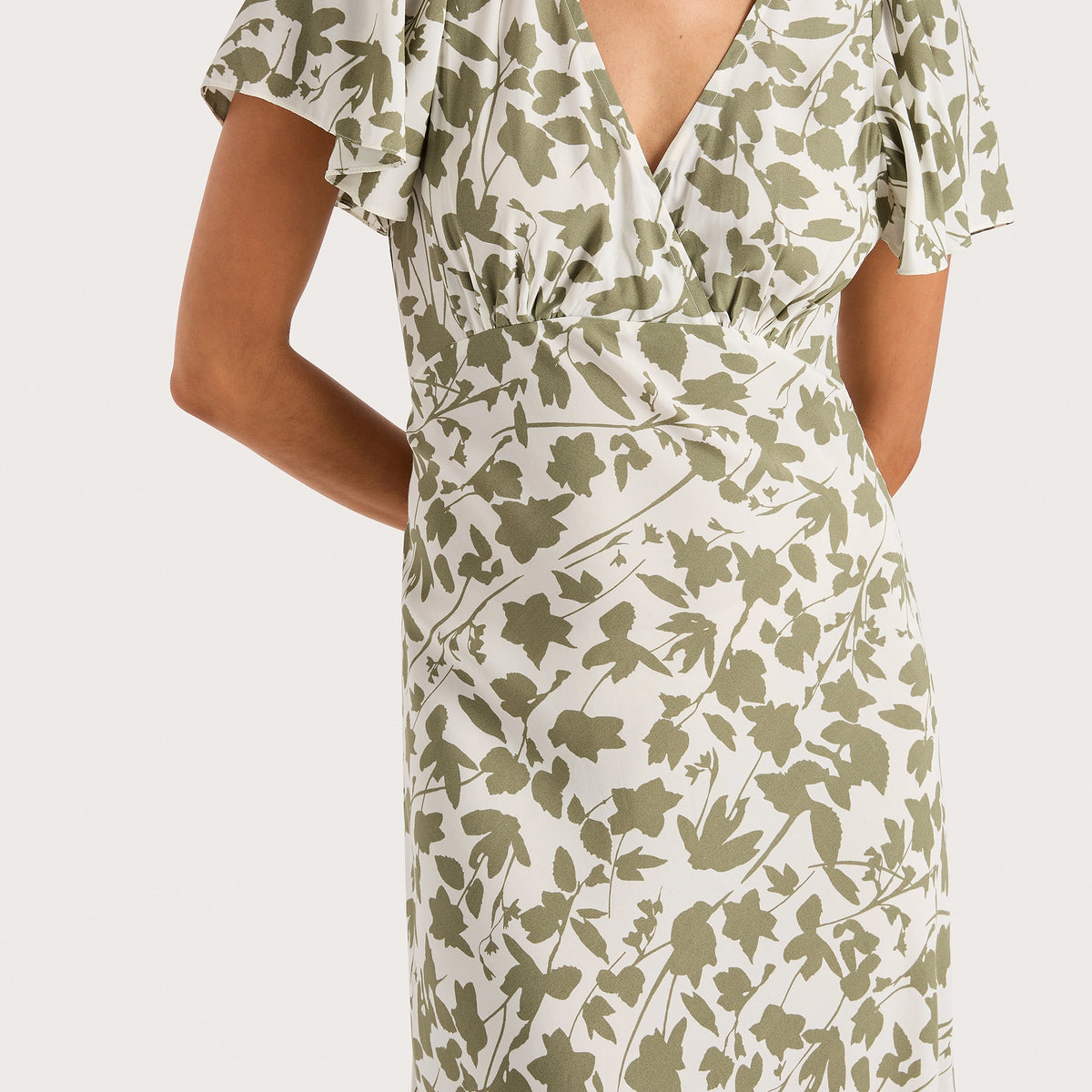faithfull the brand green dress Verena Mini Dress Green, L / GREEN main image 0