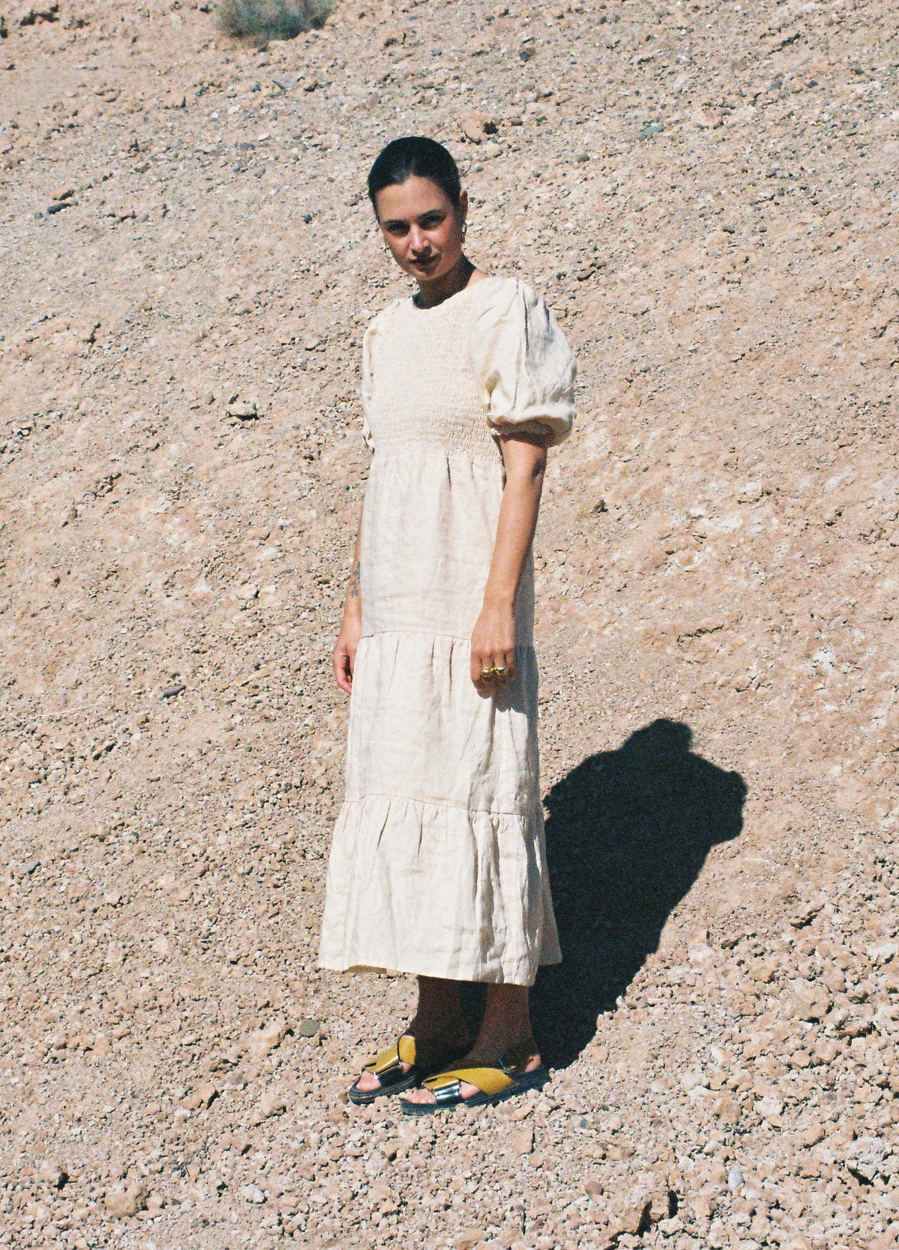 Faithfull The Brand Alberte Linen Midi Dress
