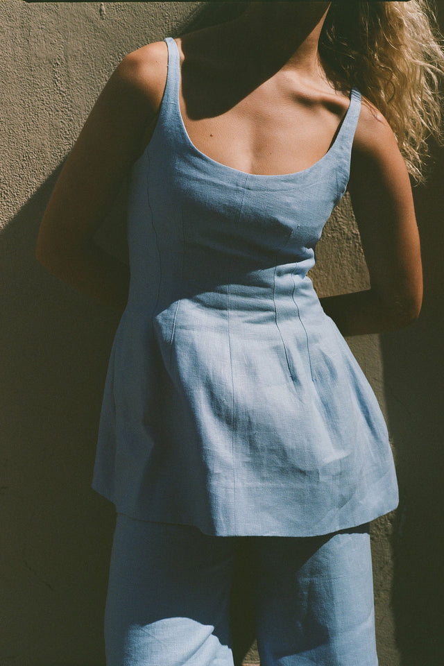 Syna Top Mineral Blue