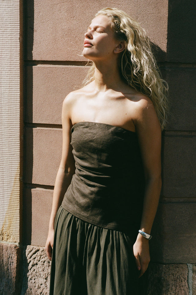Hedy Maxi Dress Forest - Faithfull the Brand INT Hedy Maxi Dress Forest - Faithfull the Brand INT