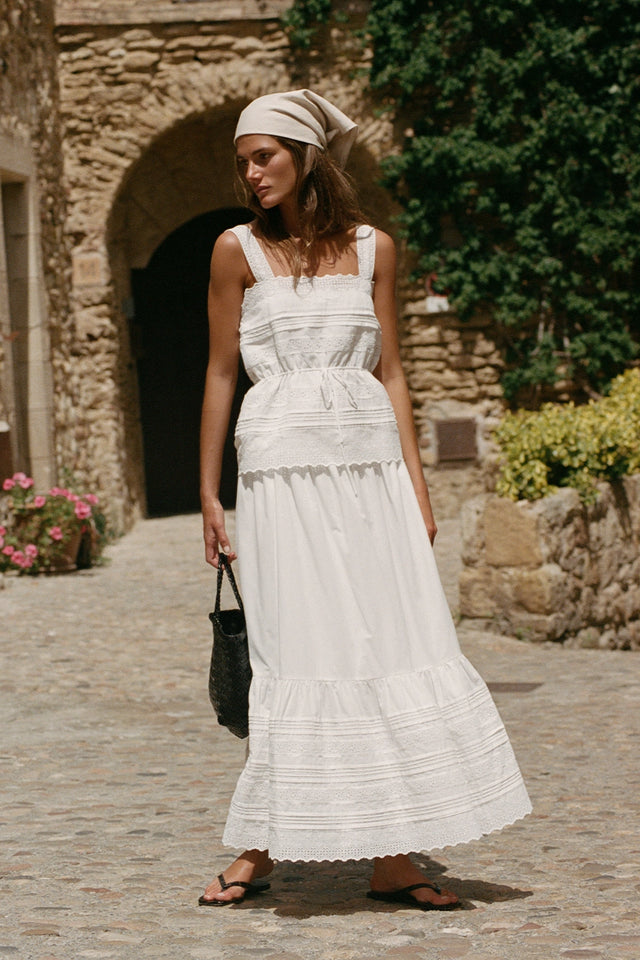 Dalila Skirt Fernanda Lace Antique White
