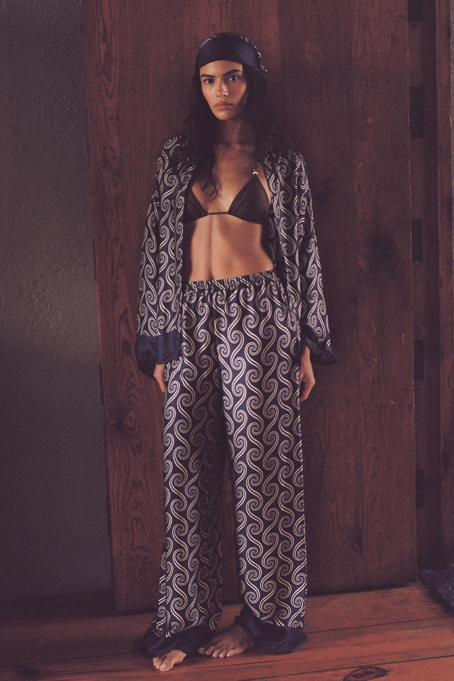 Cora Shirt Juanita Swirl Indigo