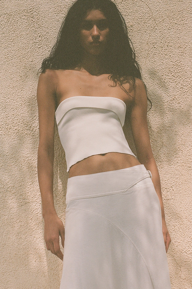 THEAIRTOWN ♥ rivet side eyelet top /追跡付 Ciele Top Azalea White - Final Sale – Faithfull the Brand