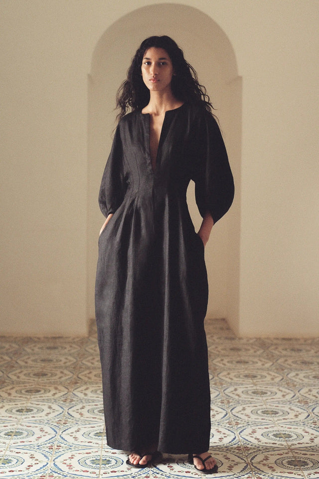 Soleil Maxi Dress Black