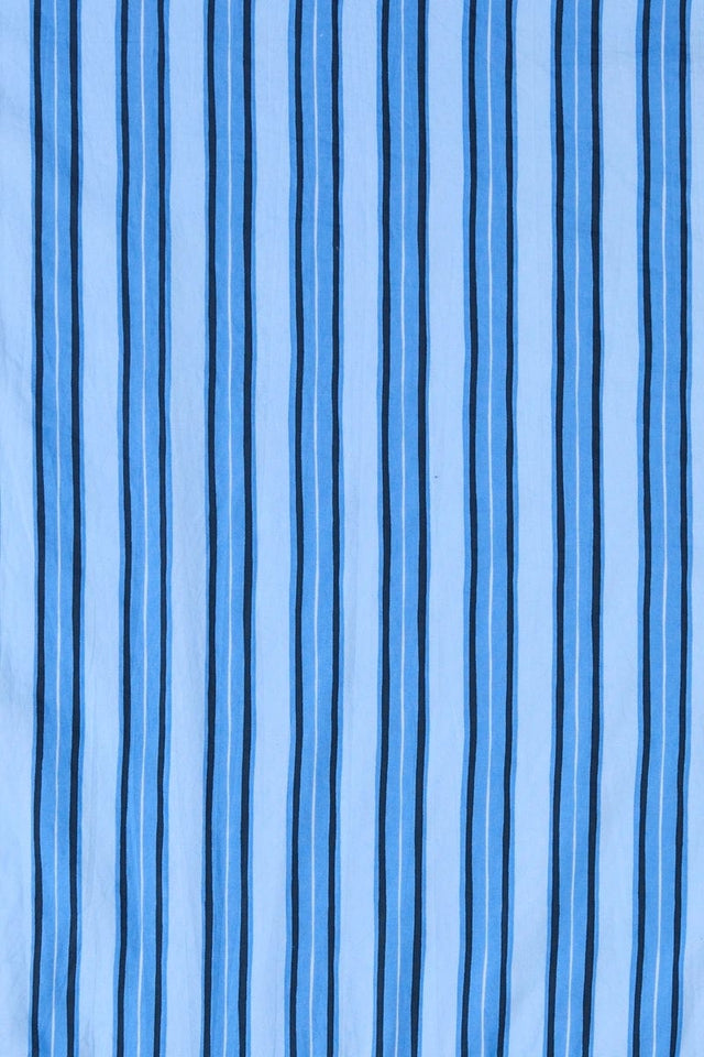 Dominquez Midi Dress Akaia Stripe Blue