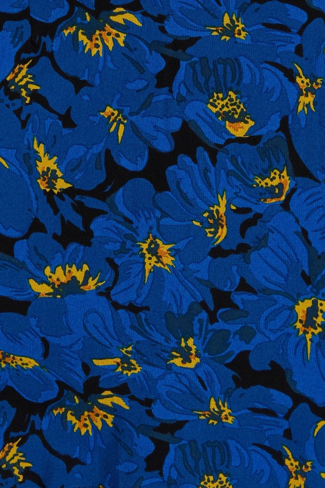 Maye Midi Dress El Limon Floral Blue