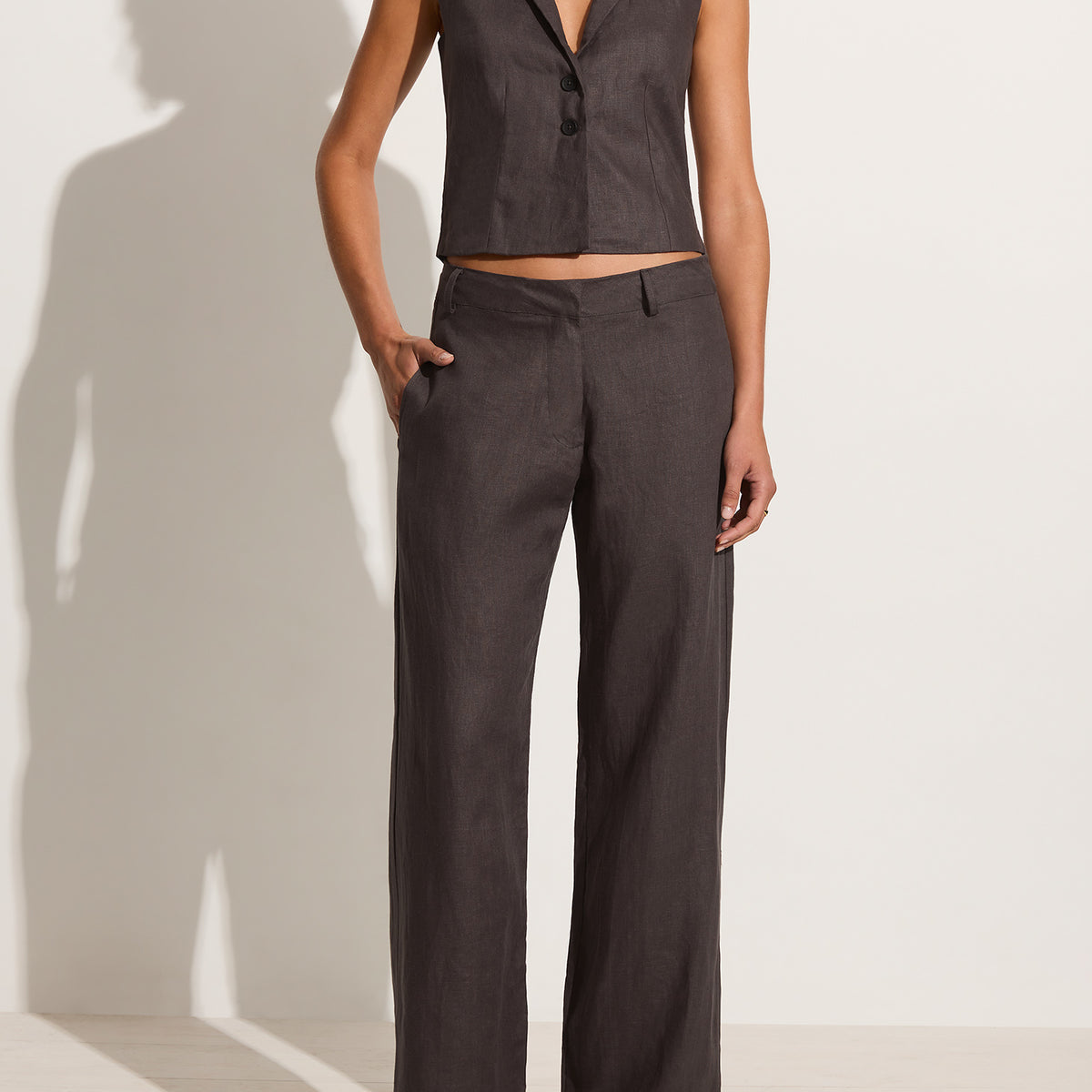 Gabriel Top Charcoal - Final Sale