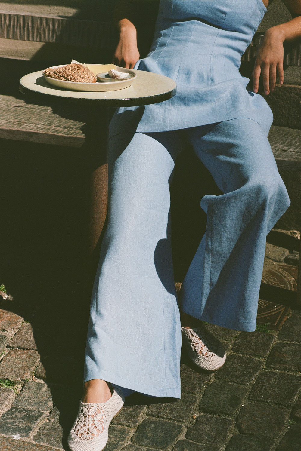 Syna Pant Mineral Blue - Faithfull the Brand INT