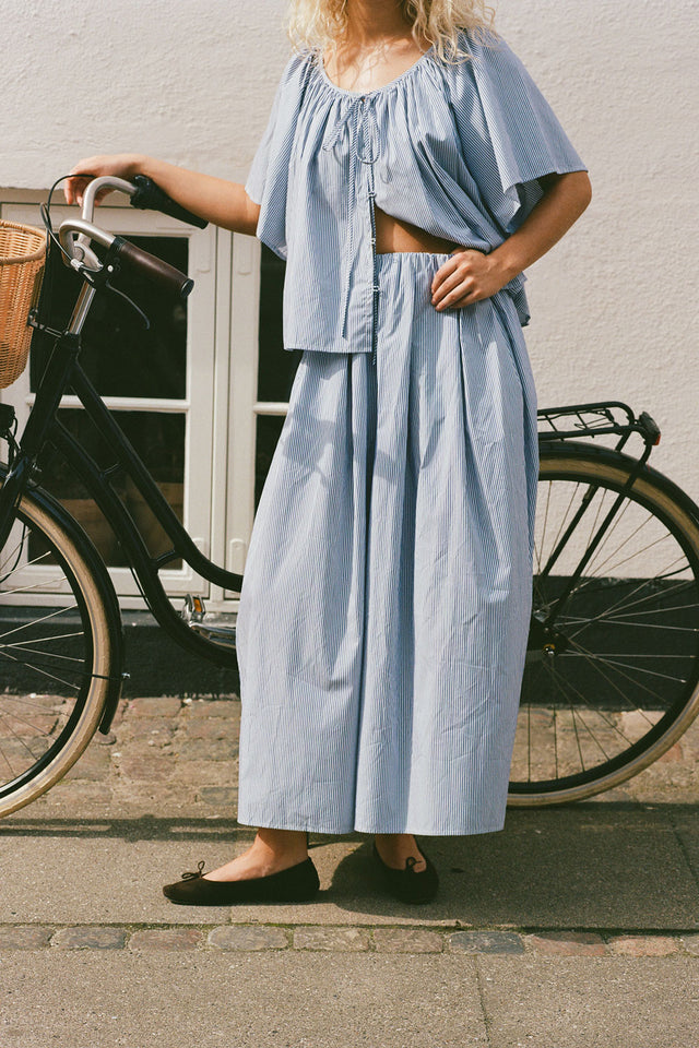 Astrid Skirt Helle Stripe Vintage Navy