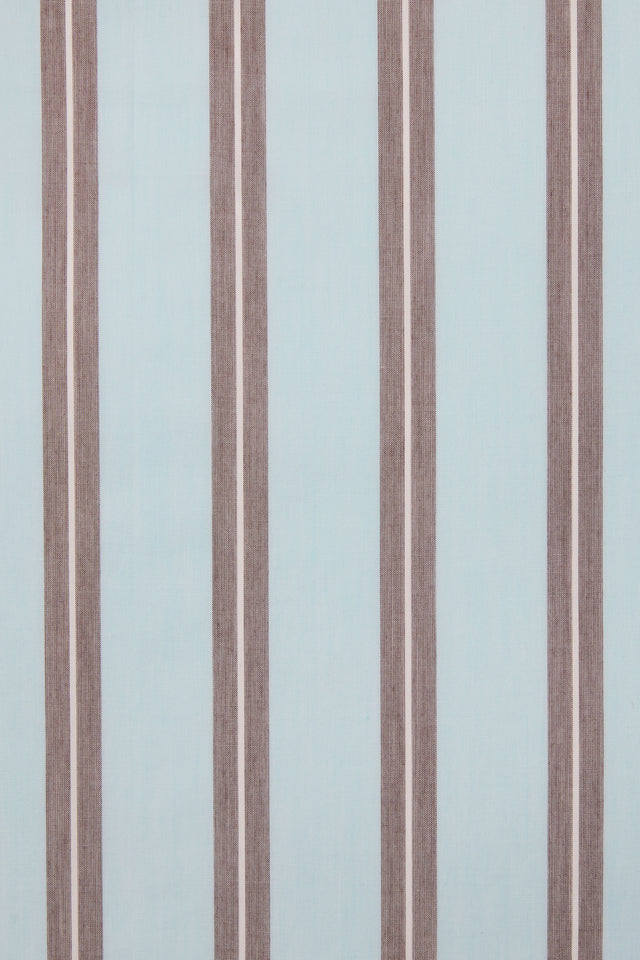 MARKÉTT Tote Bag Stripe Aqua Chocolate