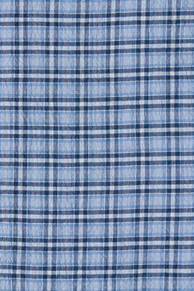 Pelea Mini Dress Vintage Blue Check