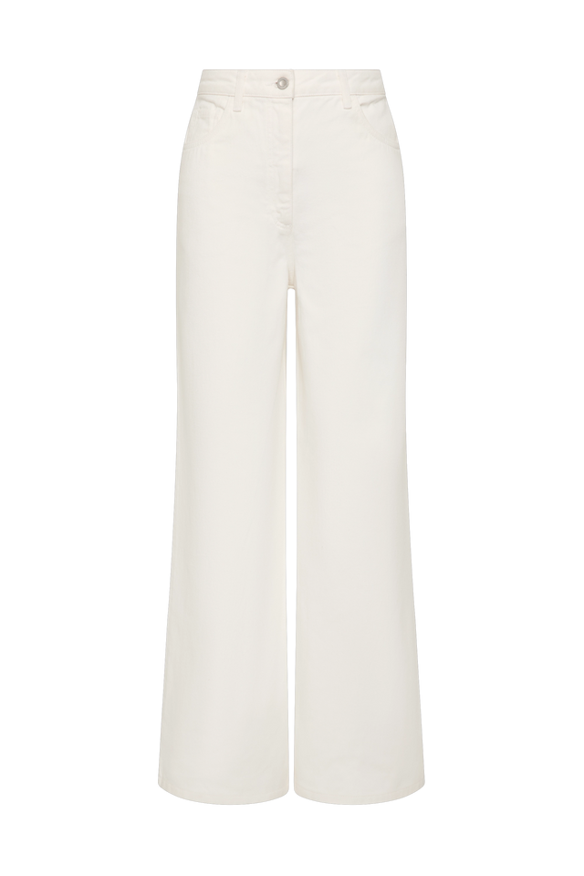 Quinta Wide Jean Milk