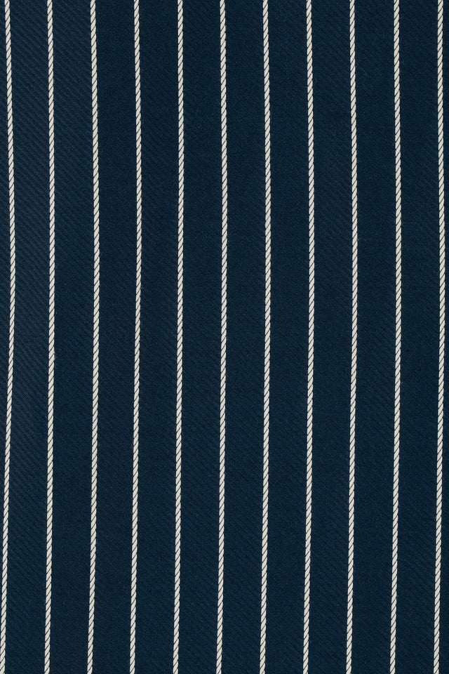 Lalia Trouser Chevron Stripe Vintage Navy