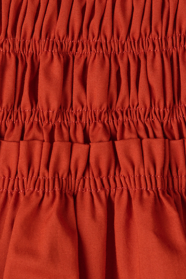Maria Mini Dress Dusty Tomato