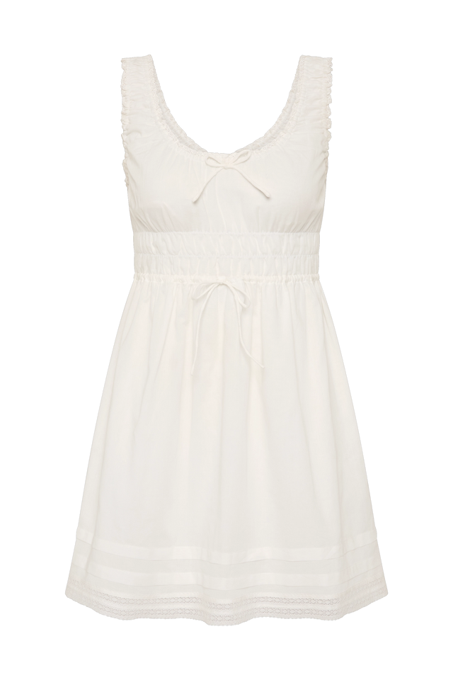 Juliet Mini Dress White
