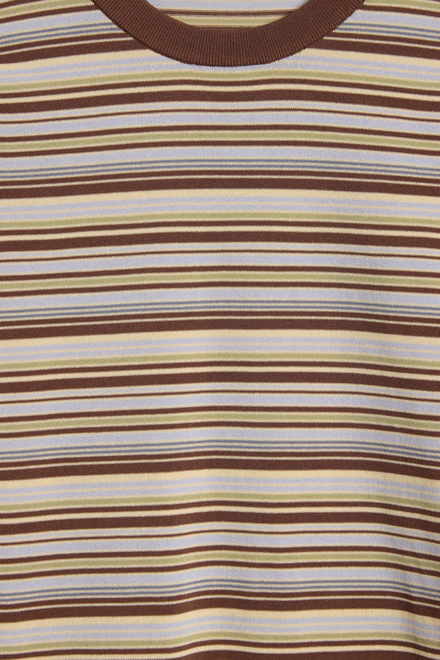 Leandra T-Shirt Canaria Stripe Carob