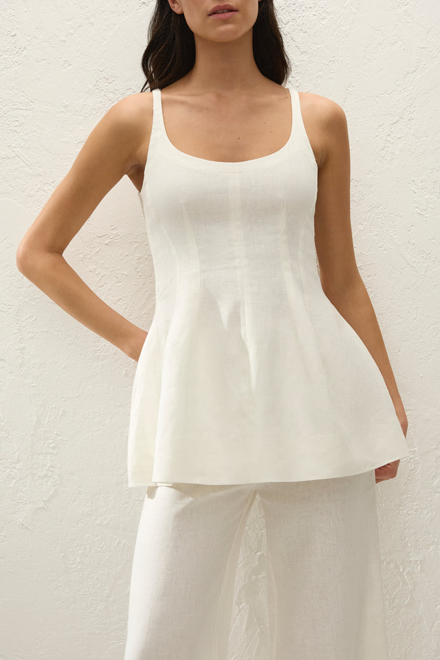 Syna Top White